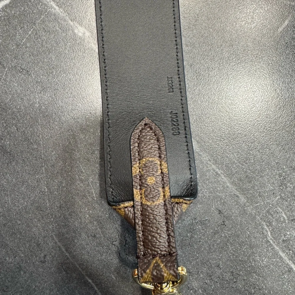 Louis Vuitton Bandouliere Monogram and Black Bag Strap
